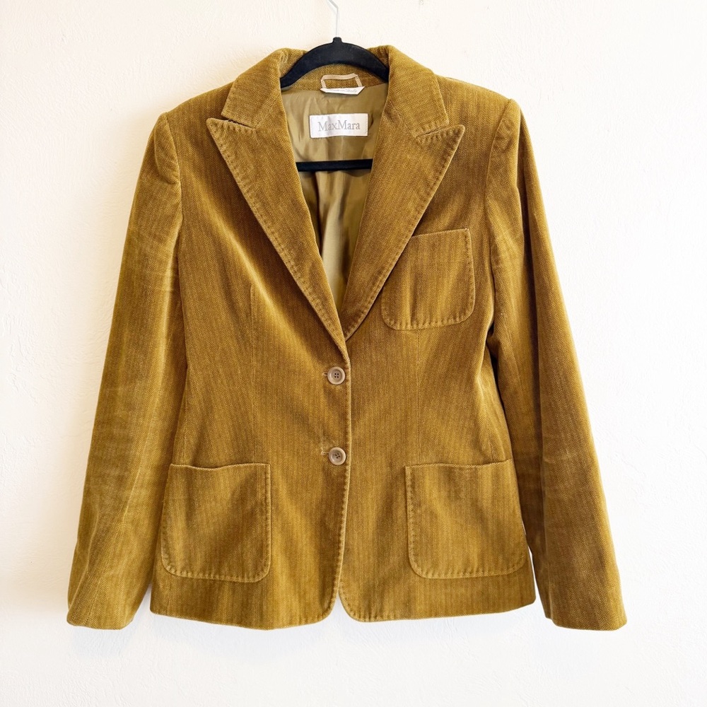 MaxMara Women's Corduroy Blazer size 10